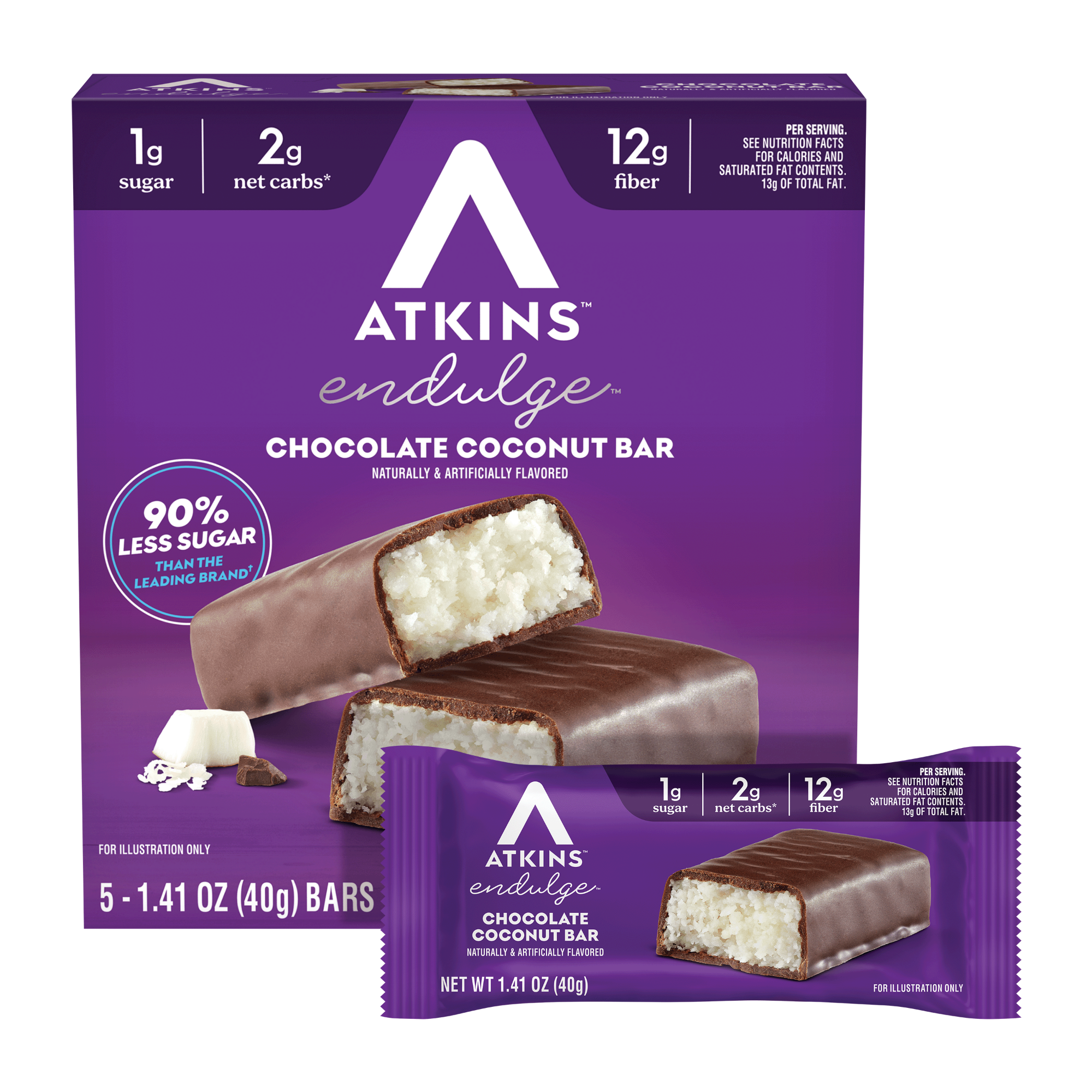 Endulge Chocolate Coconut Bar