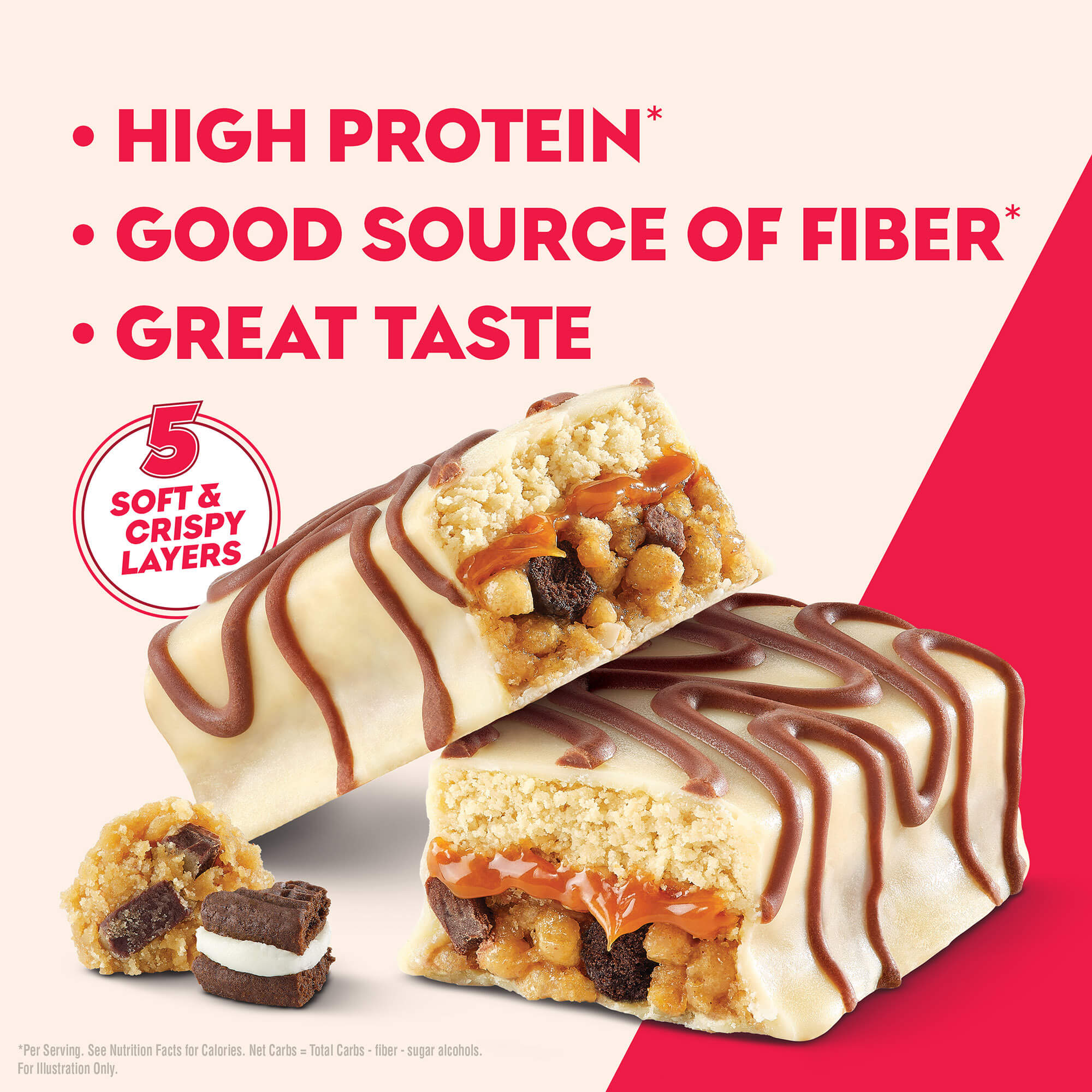Cookie Fusion Layered High Protein Bar - Image 3