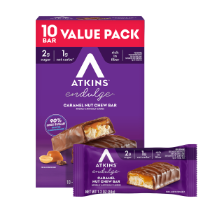 Endulge Caramel Nut Chew Bar Value Pack