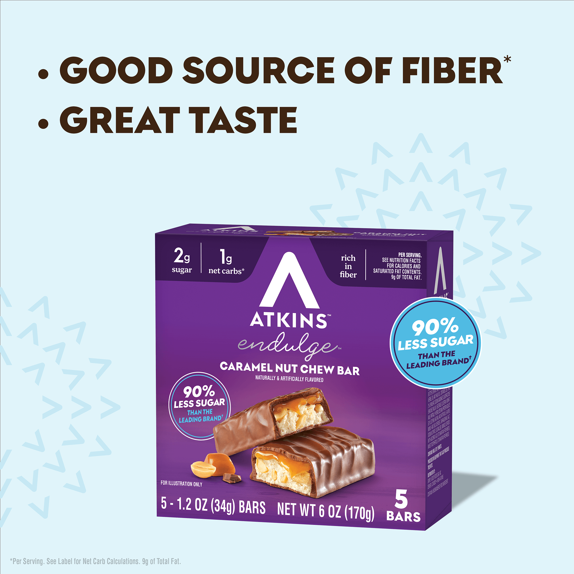 Endulge Caramel Nut Chew Bar - Image 4