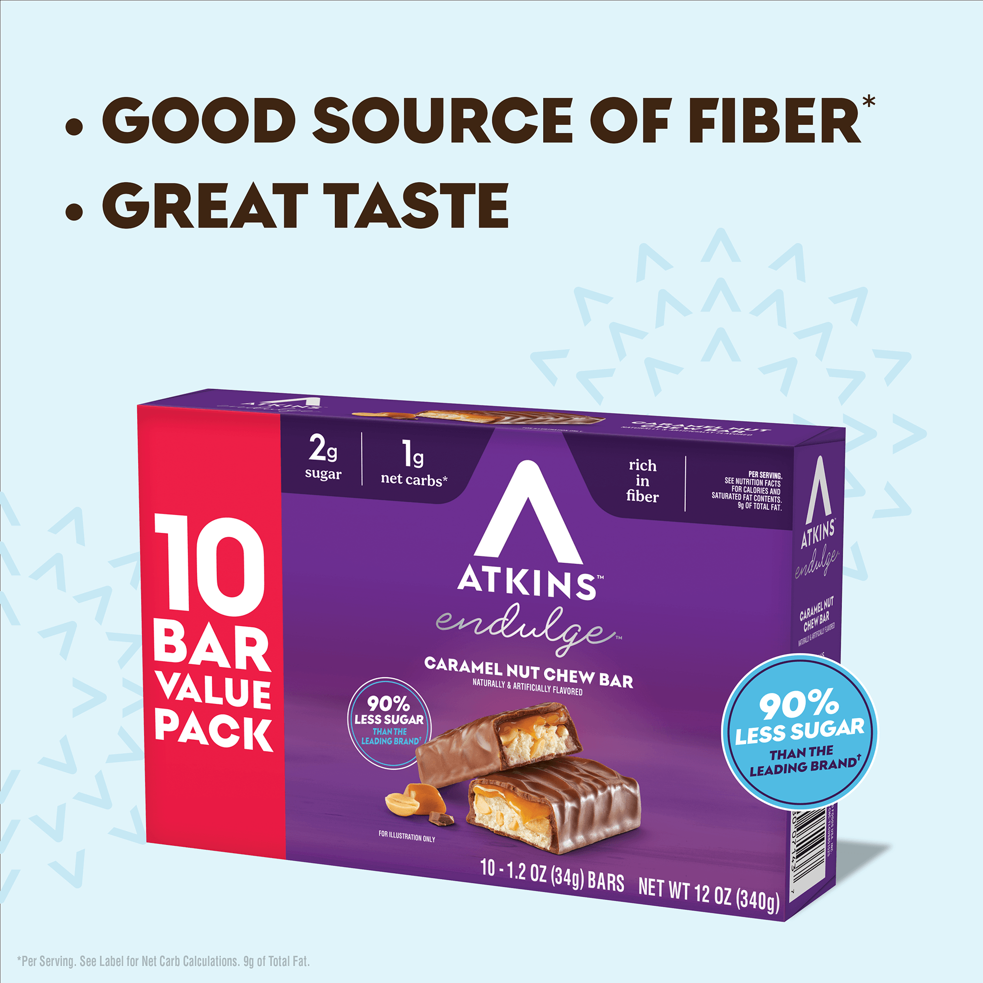 Endulge Caramel Nut Chew Bar - Image 6