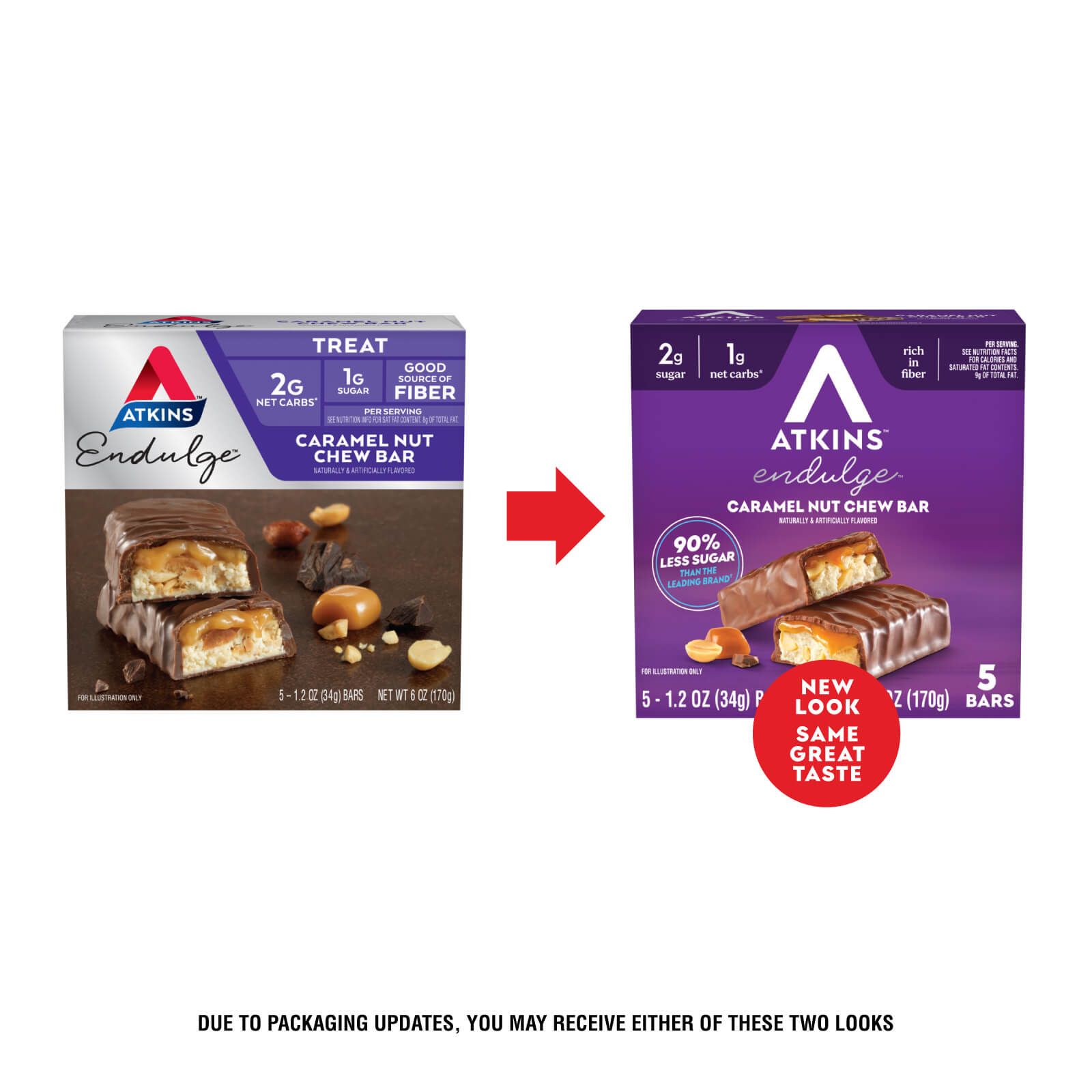 Endulge Caramel Nut Chew Bar - Image 8